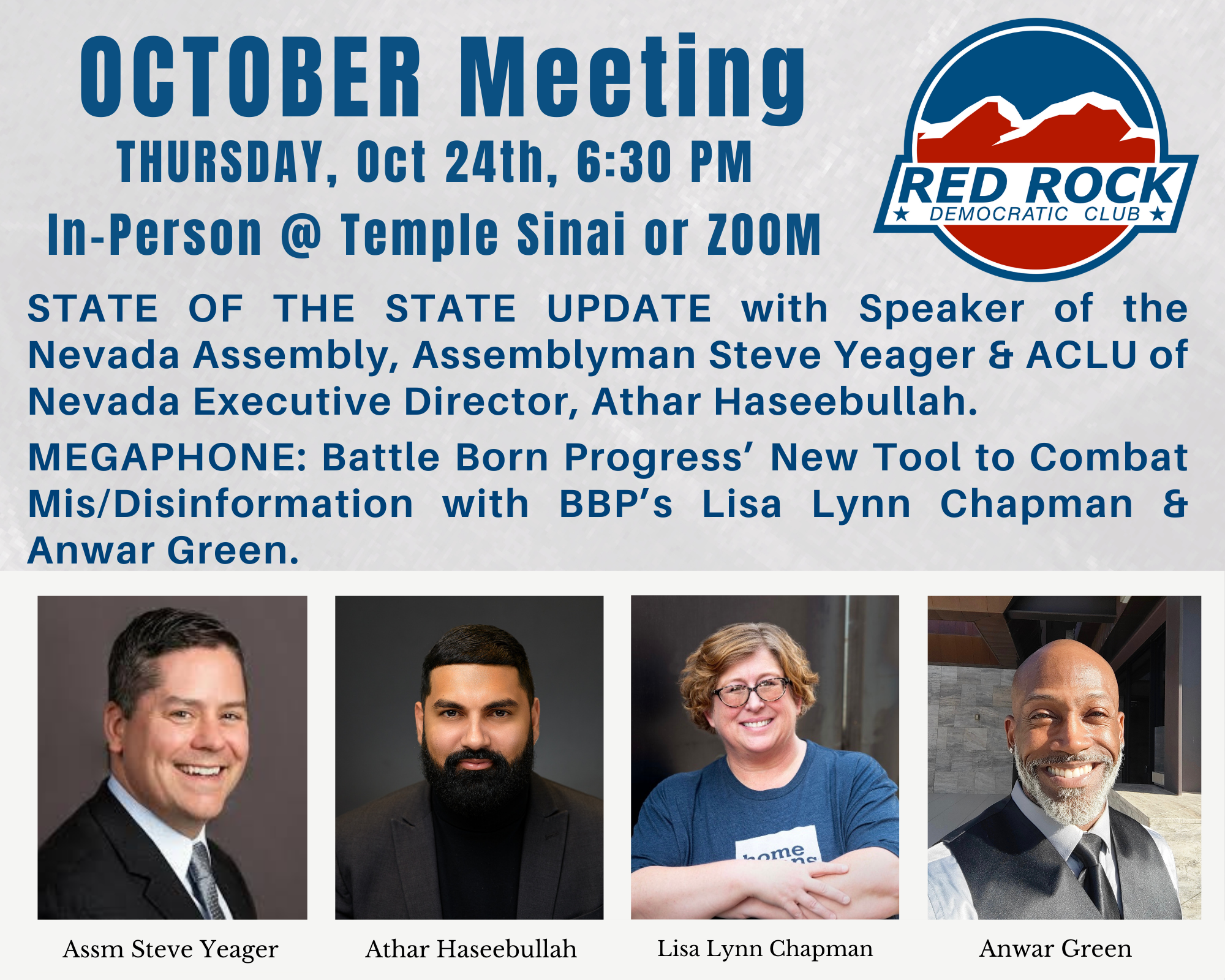 OCTOBER 2024 meeting graphic